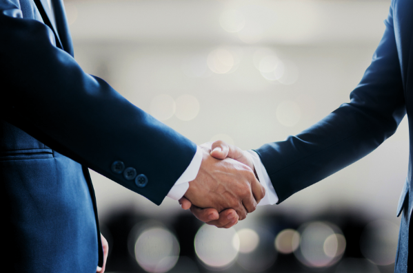 Business handshake
