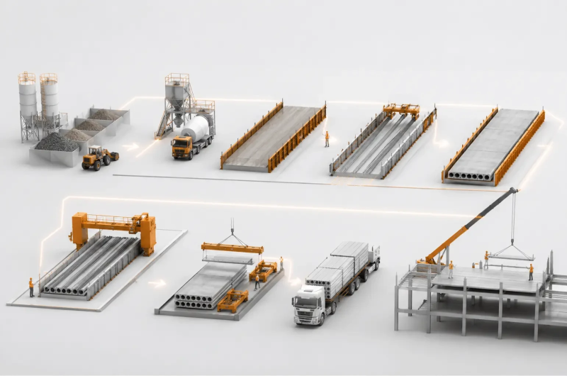 How Precast Concrete Is Manufactured: Inside the Production Process